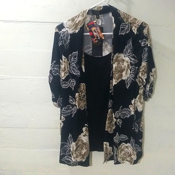 NWT ESPRESSO BLOUSE - Picture 1 of 2